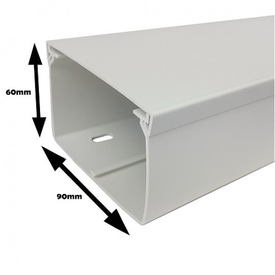 Listwa 90x60 STRÓŻA LS 90x60 biała (2m) -zdjęcie numer 2