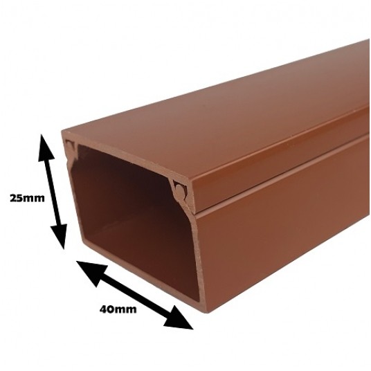 Listwa ciemne drewno 40x25 STRÓŻA LS 40x25 (2m) -zdjęcie numer 3