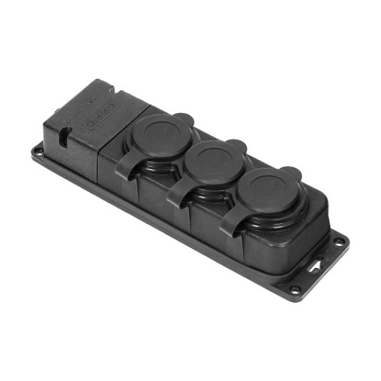 Listwa gumowa 3x230V 16A IP44 ORNO OR-AE-13166 -zdjęcie numer 1