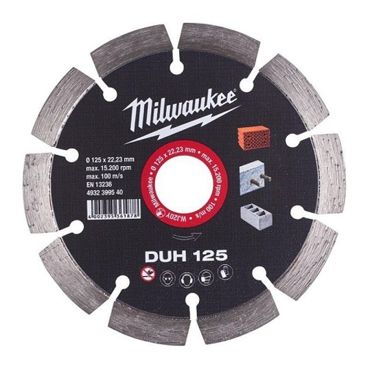MILWAUKEE 4932399540 Tarcza diamentowa 125x22,23mm -zdjęcie numer 1