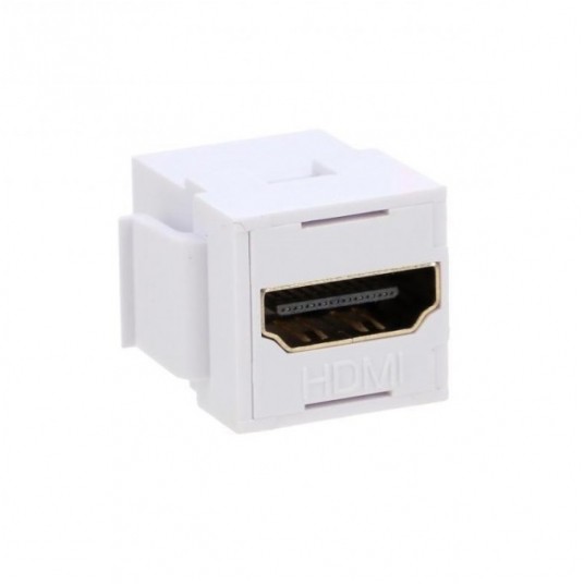 Moduł keystone HDMI biały SecNET 103433 -zdjęcie numer 1