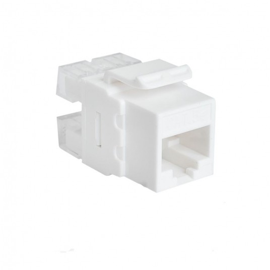 Moduł keystone RJ45 kat.5e UTP biały SecNET 104829 -zdjęcie numer 1