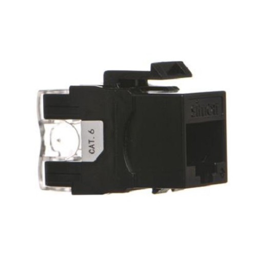 Moduł keystone RJ45 kat.6 UTP czar. CJ645U KONTAK -zdjęcie numer 1