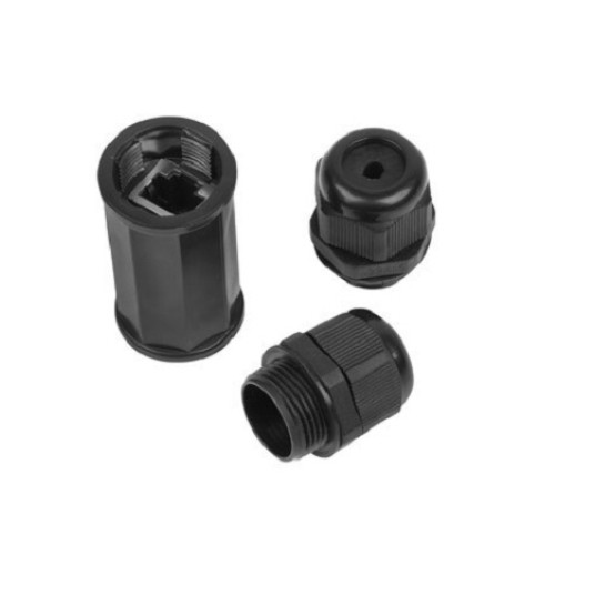 Mufa RJ45 kat.6 FTP 2xRJ45 IP67 LANBERG 418668 -zdjęcie numer 1
