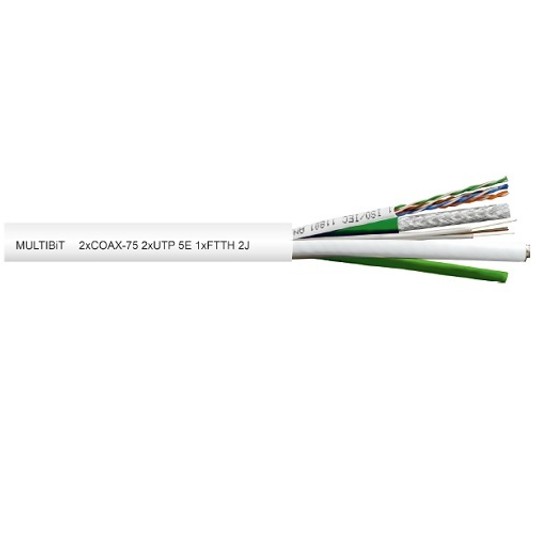 MULTIBiT 2xCOAX-75 2xUTP5E 1xFTTH2J BITNER -zdjęcie numer 1