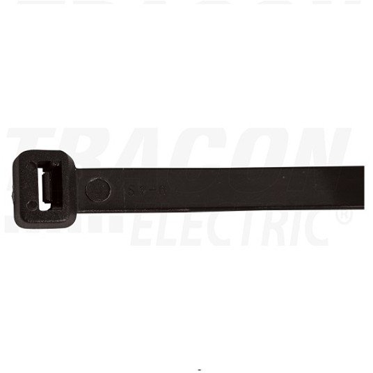 Opaska czarna 180x7,8 181PR /100szt/ TRACON 182157 -zdjęcie numer 1