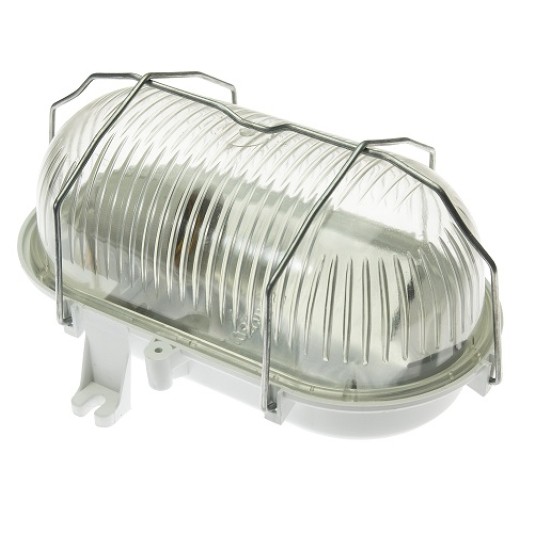 Opr. E27 IP44 OWAL100 siatka metal D.3152P PAWBOL -zdjęcie numer 1