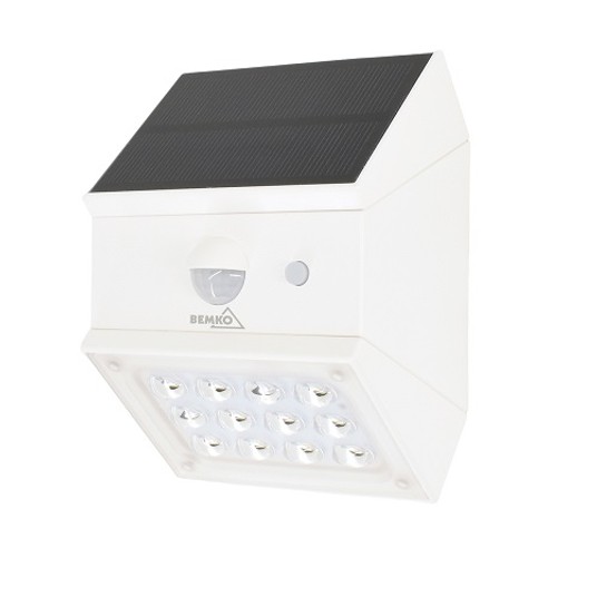 Oprawa solarna LED+PIR 2,5W CCT biały RUBIC 402976 -zdjęcie numer 1