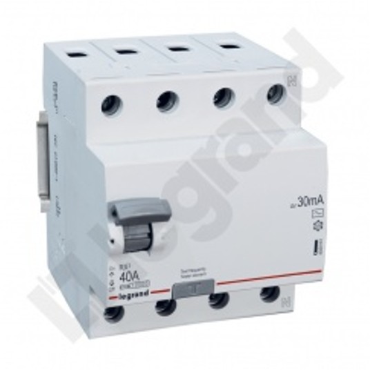 P304 40A 30mA AC wył.r-pr. LEGRAND RX3 402063 -zdjęcie numer 1