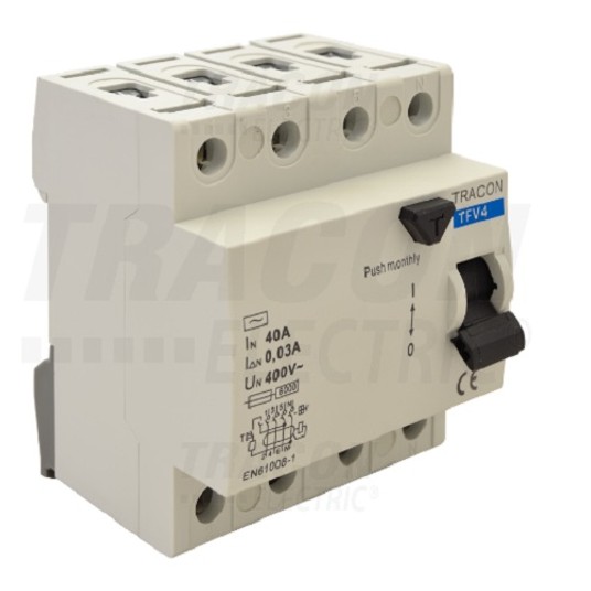P304 63A 30mA AC wył.r-pr. TRACON TFV4-63030 -zdjęcie numer 1