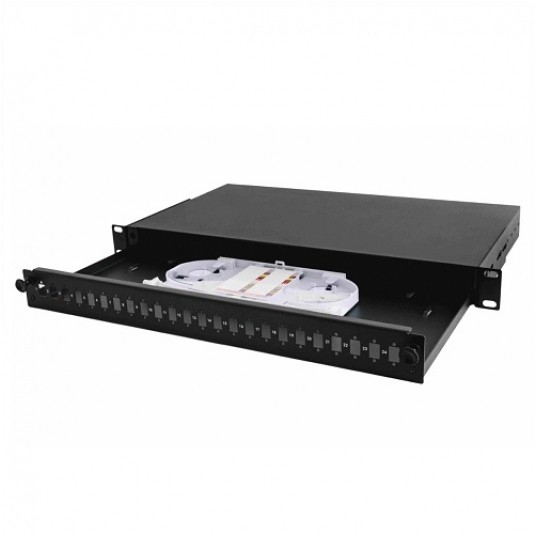 Panel 19" 1U 24xSC simplex / LC duplex SecurityNET -zdjęcie numer 1
