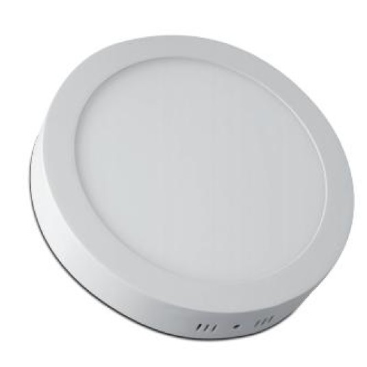 Panel LED biały okrągły n/t 13W NW ORIS GTV 243028 -zdjęcie numer 1