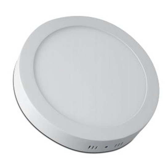 Panel LED biały okrągły n/t 19W NW ORIS GTV 243523 -zdjęcie numer 1