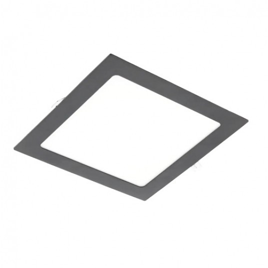 Panel LED czarny kwadrat p/t 19W NW MATIS 326783 -zdjęcie numer 1