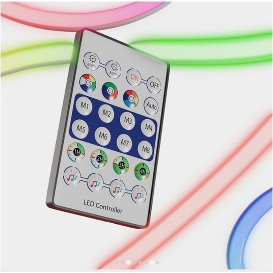 PASEK NEON FLEX 5V 30LED 1W/m RGB IP54 USB zestaw -zdjęcie numer 3