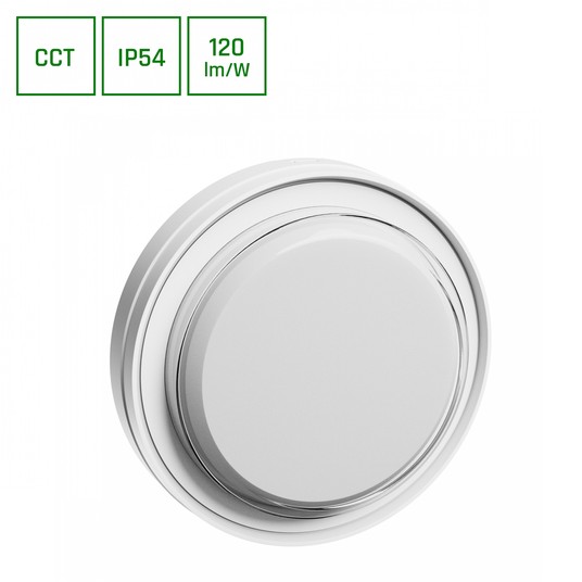 PASTILO 15W 3CCT IP54 biała okrąg SPECTRUM 177221 -zdjęcie numer 1