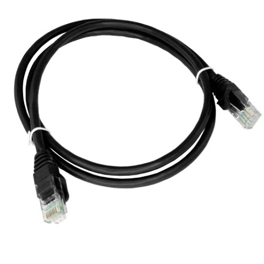 Patchcord UTP kat.6 5m czarny ALANTEC 558861 -zdjęcie numer 1
