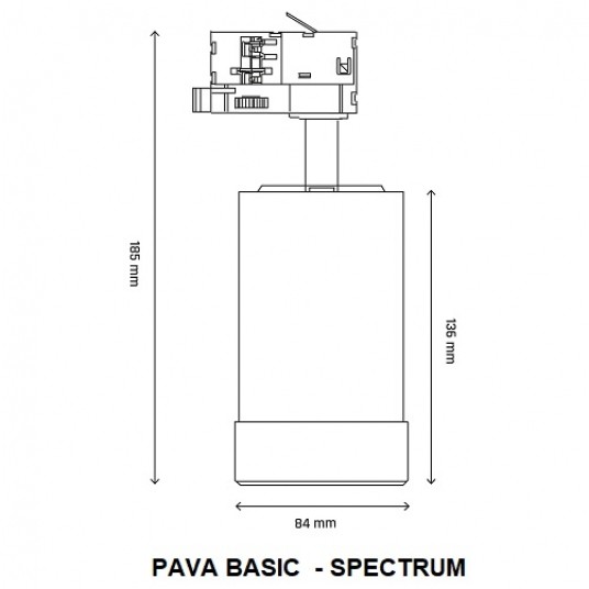 PAVA BASIC 20W CCT 20-45st 3F biała SPECTR 170550 -zdjęcie numer 2