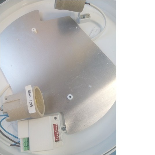 Plafon 2xE27 + RCR IP54 NEO PL-NEO/E27/CR KEL -zdjęcie numer 3