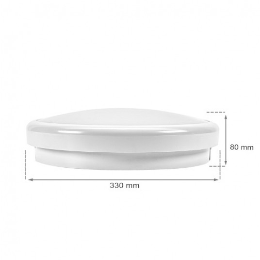 Plafon LED RCR IP65 30W NW NYMPHEA CITY 568259 -zdjęcie numer 3