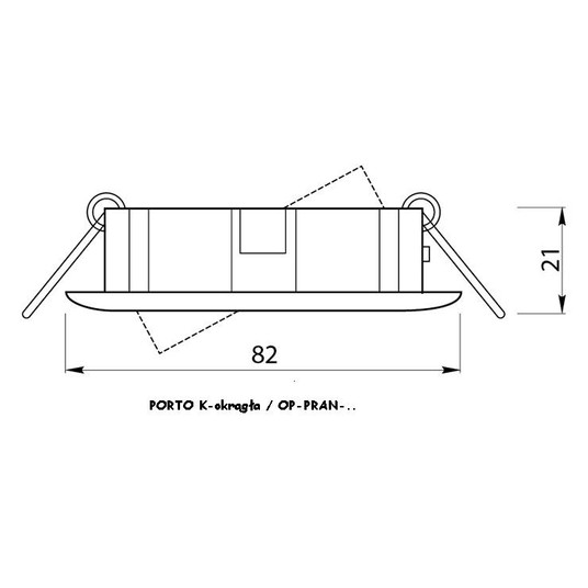 PORTO-K okrągła ruchoma inox MR16 GTV 384287 -zdjęcie numer 2