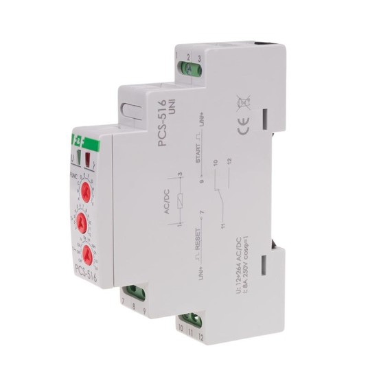 Przekaźnik czasowy PCS-516 UNI 12-264V F&F -zdjęcie numer 2