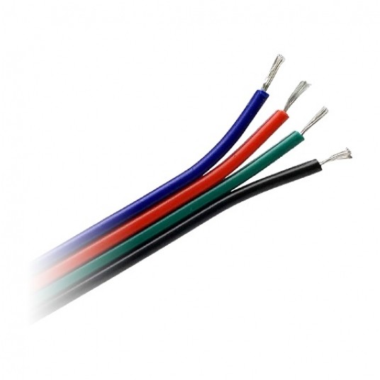 Przewód do taśm RGB 4x0,35mm2 (25mb) ADVITI -zdjęcie numer 1