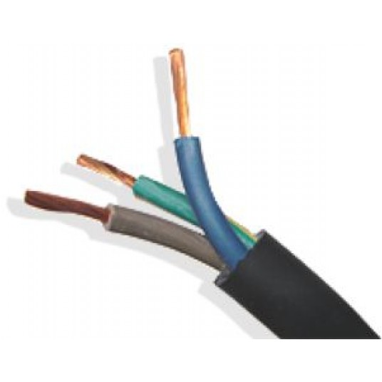 Przewód guma OW 3x1,5 H05RR-F Elektrokabel -zdjęcie numer 1