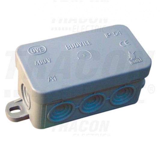 Puszka 75x35x40mm IP54 szara PD75X35 TRACON -zdjęcie numer 1