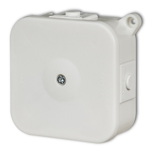 Puszka biała IP44 PHS-1 z wkładem KARLIK (PO-75) -zdjęcie numer 1