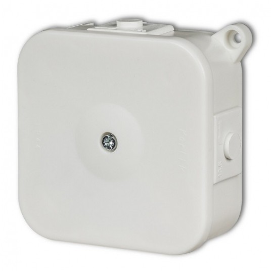 Puszka biała IP44 PHS-1 z wkładem KARLIK (PO-75) -zdjęcie numer 1