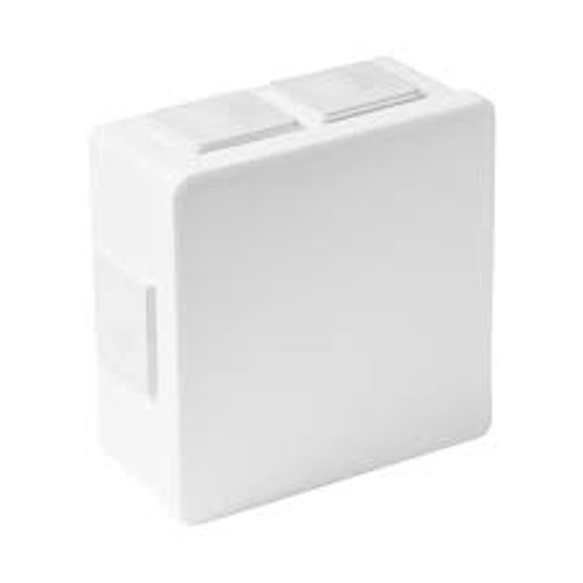 Puszka biała n/t 86x86x40 6wl.klik IP55 VP 002-01 -zdjęcie numer 1