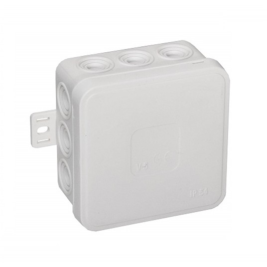 Puszka V5 biała ViPlast 75x75x41 IP54 035-01 -zdjęcie numer 1