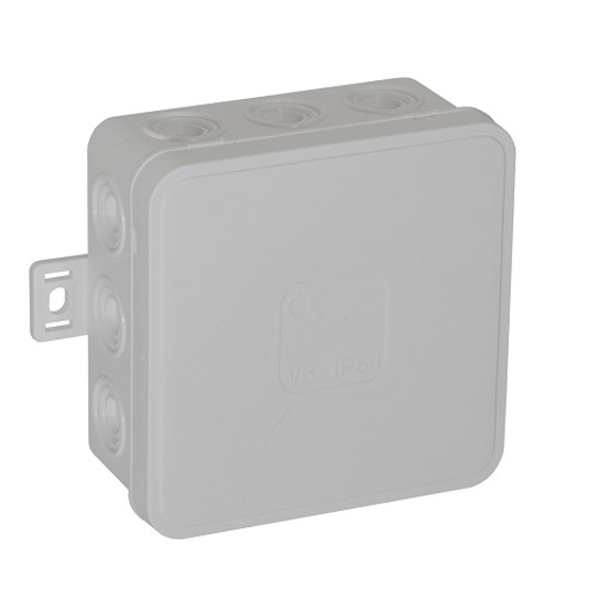 Puszka V6 biała ViPlast 85x85x41 IP54 036-01 -zdjęcie numer 1