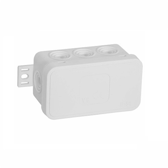 Puszka V8 biała ViPlast 80x45x41 IP54 038-01 -zdjęcie numer 1