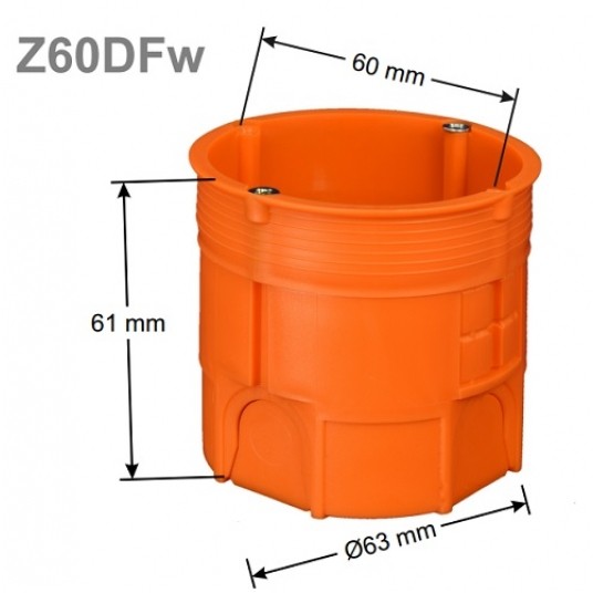 Puszka Z 60DFw głęboka pomarańcz. SIMET 211836 -zdjęcie numer 2
