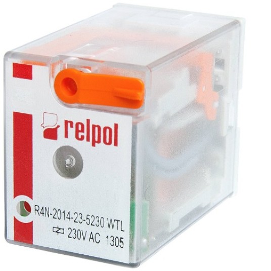 R4N-2014-23-5230-WT Przekaźnik 4P 230V AC RELPOL -zdjęcie numer 1