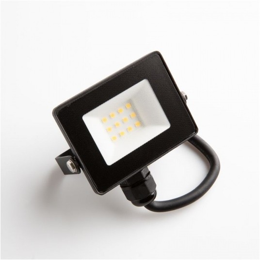 Reflektor LED 10W NW czarny IP65 ECO EC79854 -zdjęcie numer 1