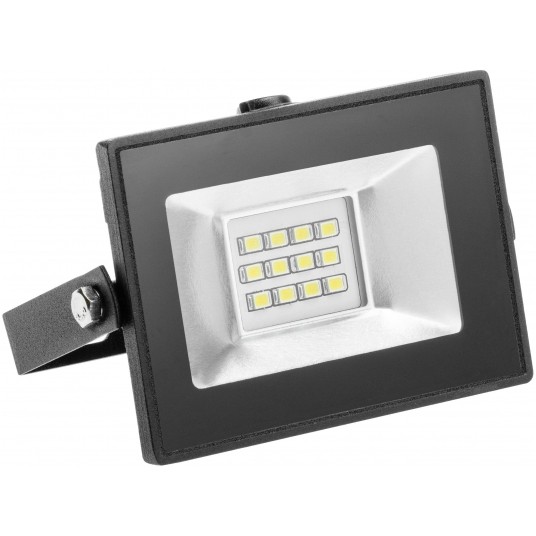Reflektor LED 10W NW czarny IP65 G-TECH 298790 -zdjęcie numer 1