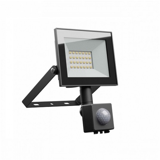 Reflektor LED 30W +czuj. NW czarny N-LUX4 174398 -zdjęcie numer 1