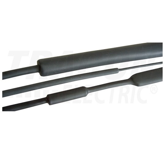 Rurka z klejem 30/8 czarna [1m] ZS30/8R TRACON -zdjęcie numer 1