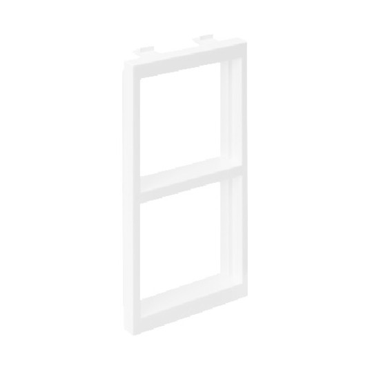 S66/9 biały Adapter CIMA do 2xK45 (poziom)KONTAKT -zdjęcie numer 1