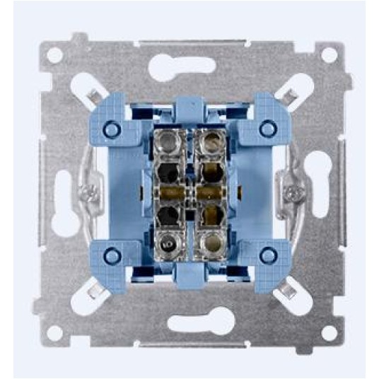 SIMON54 mechanizm SW6/2M Łącznik podwójny schodowy -zdjęcie numer 1