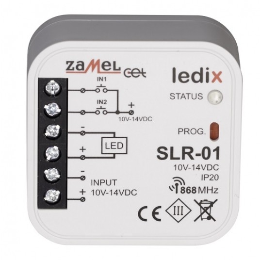 SLR-01 Sterownik LED jednokolor. dopuszkowy ZAMEL -zdjęcie numer 1