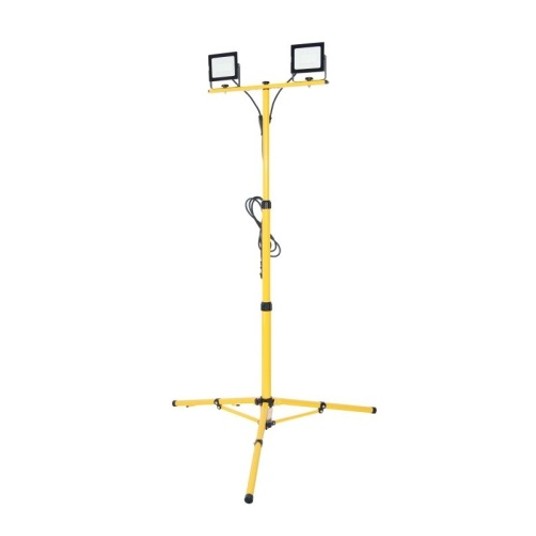 Statyw podwójny żółty + 2x100W ECOlight EC79928 -zdjęcie numer 1