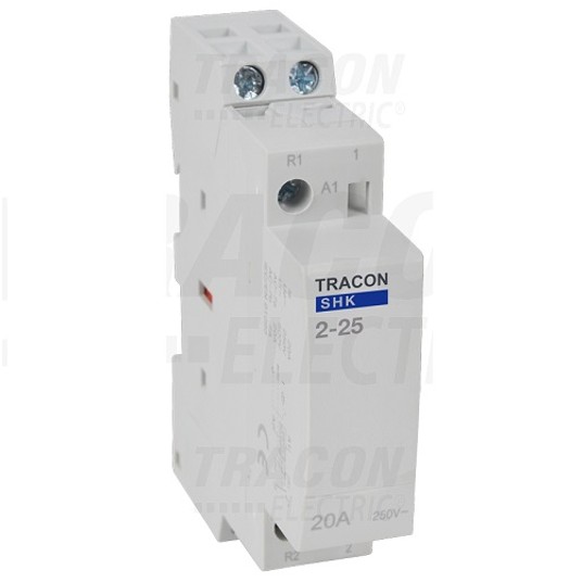 Stycznik 230V 25A AC 2Z 1P SHK2-25V TRACON -zdjęcie numer 1