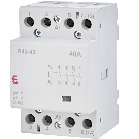 Stycznik 230V 40A AC 4Z0R 3P R40-40 ETI 903531 -zdjęcie numer 1