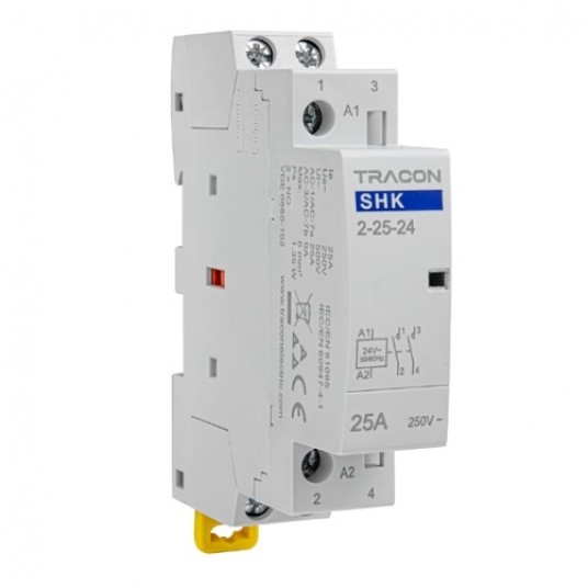 Stycznik 24V 25A AC 2Z 1P SHK2-25-24 TRACON -zdjęcie numer 1