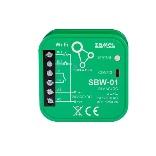SUPLA SBW-01 Sterownik bramowy Wi-Fi ZAMEL -zdjęcie numer 1