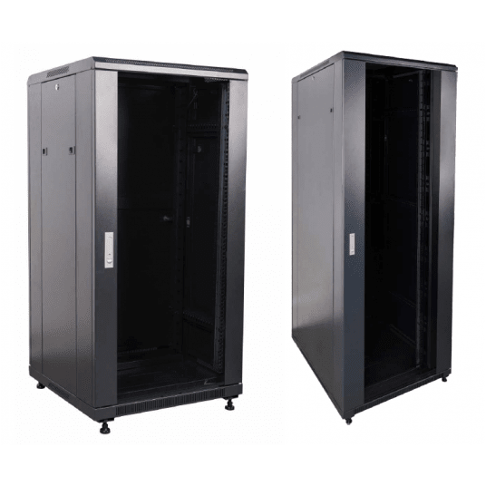 Szafa stojąca RACK 19" 42U 600x600x2055 SecNET -zdjęcie numer 1